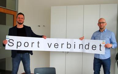 Ob mit oder ohne Corona - Sport trennt nicht, er verbindet, sind sich Jan Rodewald (links) und Michael Degenkolb (rechts) einig. 